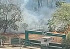 Incêndio atinge área de vegetação no Centro de Treinamento do Goiás em Goiânia