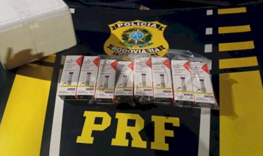 PRF APREENDE CANETAS MOUNJARO USADAS ILEGALMENTE PARA EMAGRECIMENTO NA BR-153